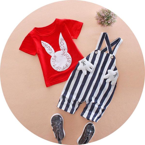 children casual overalls summer style powered baby boy girl clothing short sleeve striped clothes 1 2 3 4 year sets, White
children casual overalls summer style powered baby boy girl clothing short sleeve striped clothes 1 2 3 4 year sets, White