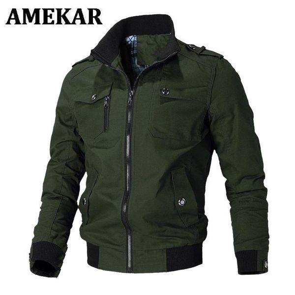 casual jacket men spring autumn army military jackets mens coats male outerwear windbreaker brand clothing men's, Black;brown
casual jacket men spring autumn army military jackets mens coats male outerwear windbreaker brand clothing men's, Black;brown