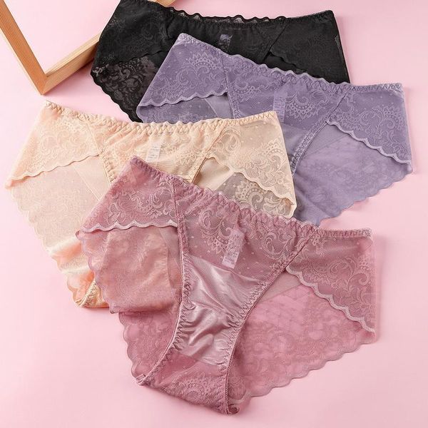 women's panties 2021 women underwear lace transparent mesh temptation briefs buttocks fashion design plus size lingerie, Black;pink
women's panties 2021 women underwear lace transparent mesh temptation briefs buttocks fashion design plus size lingerie, Black;pink
