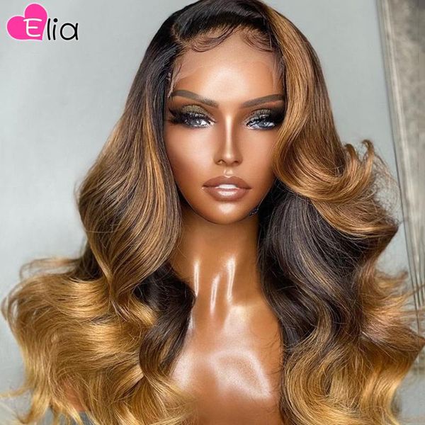lace wigs elia colored 30 front wig body wave human hair malaysia 100% pre plucked transparent for black women 2021, Black;brown
lace wigs elia colored 30 front wig body wave human hair malaysia 100% pre plucked transparent for black women 2021, Black;brown