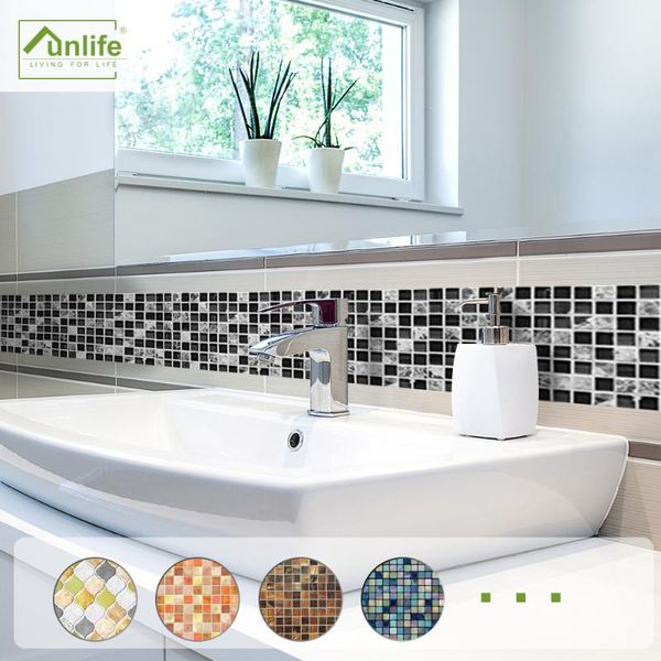 wall stickers funlife® mosaic kitchen bathroom tile self-adhesive waterproof pvc removable home decoration border
wall stickers funlife® mosaic kitchen bathroom tile self-adhesive waterproof pvc removable home decoration border