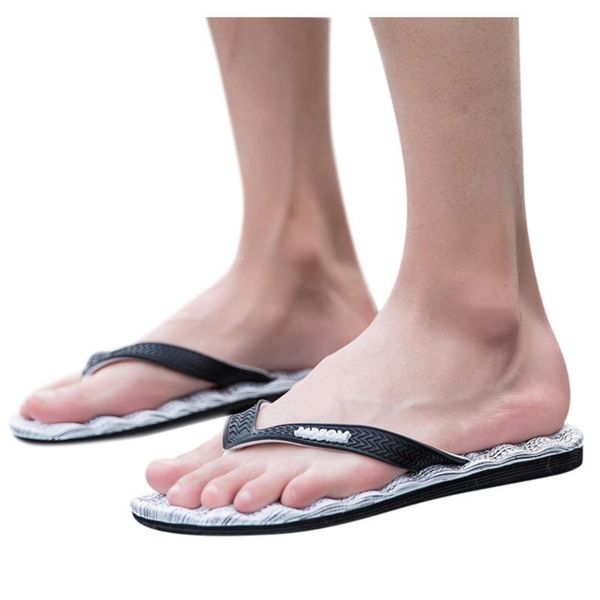 slippers fashion comfortable leisure summer men's indoor home non-slip flat flip-flops, Black
slippers fashion comfortable leisure summer men's indoor home non-slip flat flip-flops, Black