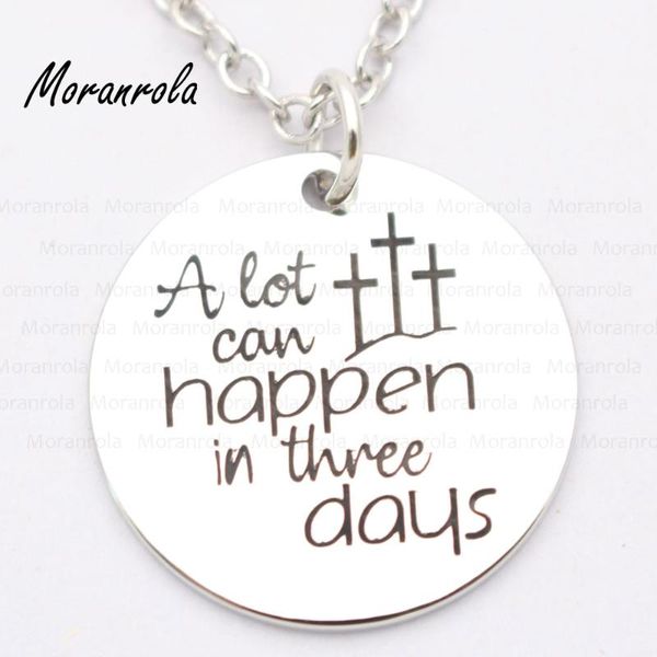 pendant necklaces arried "a lot can happen in three days"copper necklace keychain,charm hand stamped jewelry easter christian, Silver
pendant necklaces arried "a lot can happen in three days"copper necklace keychain,charm hand stamped jewelry easter christian, Silver