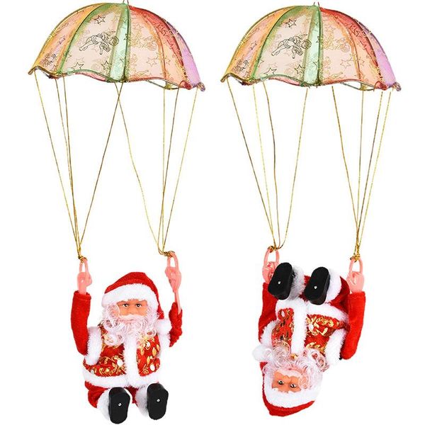 party masks 2021 electric parachute santa claus plush doll baby novelty toy funny christmas gift for children year
party masks 2021 electric parachute santa claus plush doll baby novelty toy funny christmas gift for children year