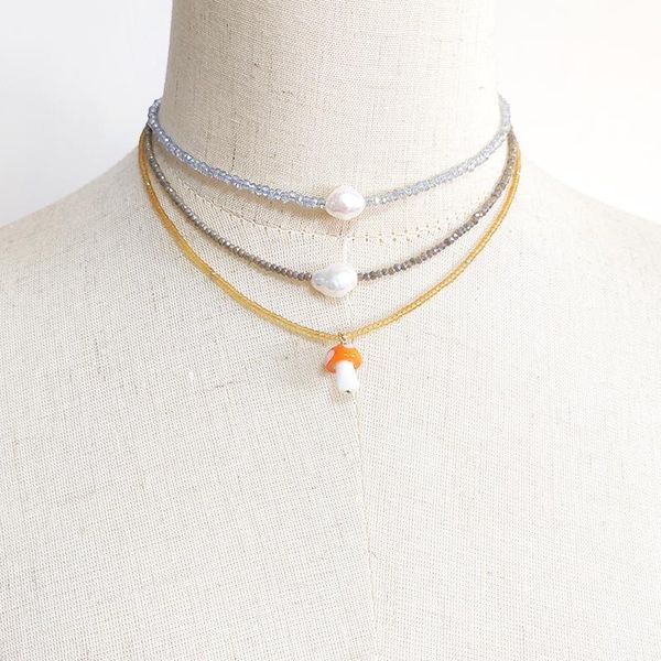 chokers women fashion classic crystal bead natural pearl short necklace handmade irregular freshwater pendant jewelry minimalism, Golden;silver
chokers women fashion classic crystal bead natural pearl short necklace handmade irregular freshwater pendant jewelry minimalism, Golden;silver