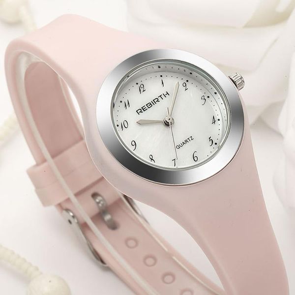 wristwatches rebirth women watch brand ladies quartz small wristwatch cute pink silicone band female women's wrist watches relogio femi, Slivery;brown
wristwatches rebirth women watch brand ladies quartz small wristwatch cute pink silicone band female women's wrist watches relogio femi, Slivery;brown