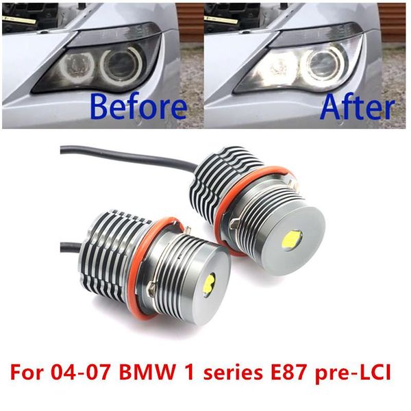 car headlights high power 6000k 80w white led marker day light ip65 16 for 04-07 1 series e87 pre-lci angel eyes
car headlights high power 6000k 80w white led marker day light ip65 16 for 04-07 1 series e87 pre-lci angel eyes