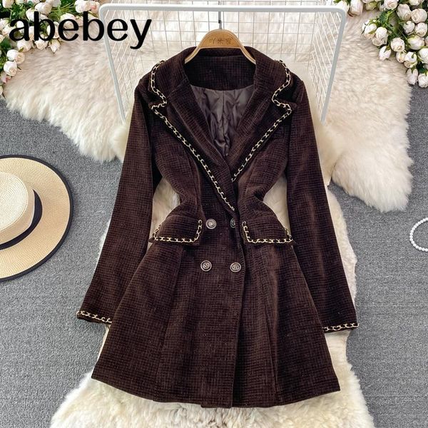 women's trench coats 2021 autumn winter korean suit collar long sleeve coat bright silk patchwork double breasted casual corduroy trenc, Tan;black
women's trench coats 2021 autumn winter korean suit collar long sleeve coat bright silk patchwork double breasted casual corduroy trenc, Tan;black