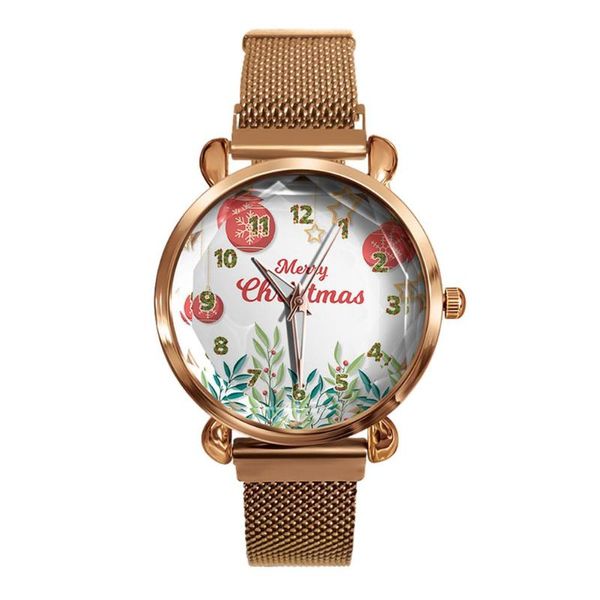wristwatches lintimes bk41-8 women watch quartz movement christmas pattern design magnet buckle delicate birthday gift, Slivery;brown
wristwatches lintimes bk41-8 women watch quartz movement christmas pattern design magnet buckle delicate birthday gift, Slivery;brown