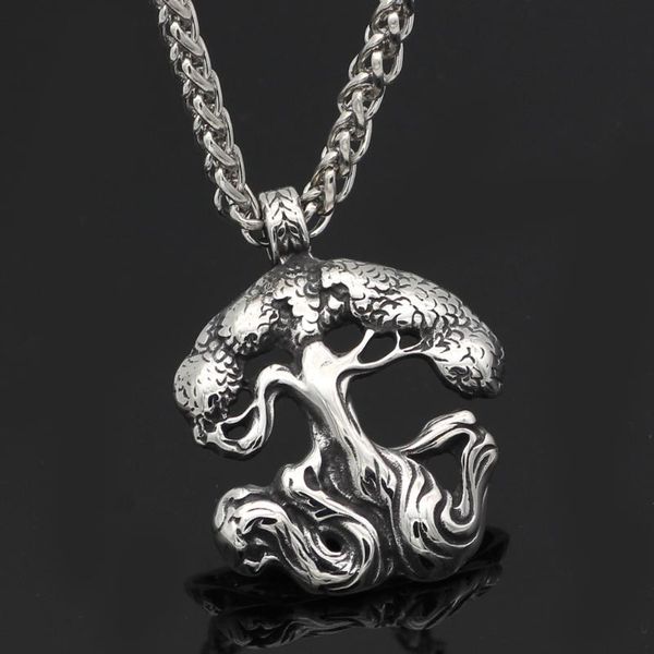 stainless steel viking tree of life yggdrasil amulet pendant necklace necklaces, Silver
stainless steel viking tree of life yggdrasil amulet pendant necklace necklaces, Silver