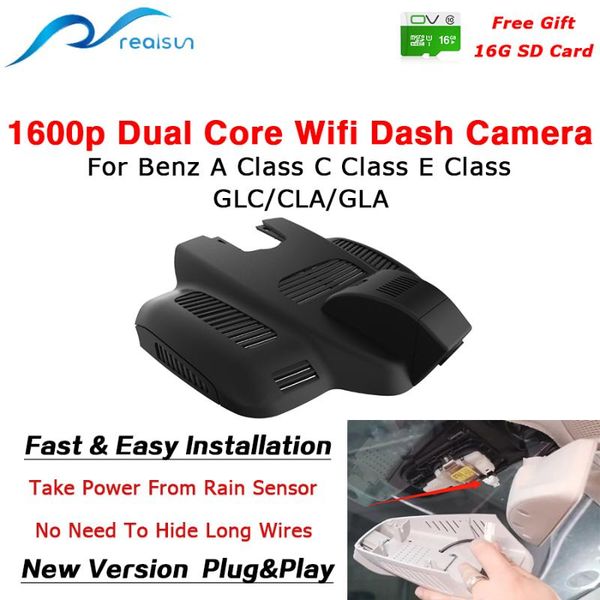 realsun 1600p car dvr dual core novatek 96675 wifi dash camera video recorder for a class c e glc/cla/gla dvrs
realsun 1600p car dvr dual core novatek 96675 wifi dash camera video recorder for a class c e glc/cla/gla dvrs