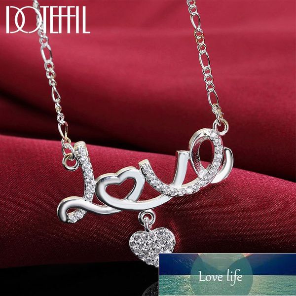doteffil 925 sterling silver 18 inch aaa zircon heart shaped love pendant necklace for women fashion wedding party charm jewelry factory pri
doteffil 925 sterling silver 18 inch aaa zircon heart shaped love pendant necklace for women fashion wedding party charm jewelry factory pri