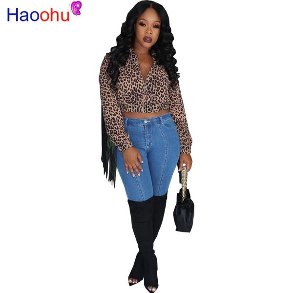 women's jackets women autumn winter gradient full sleeve leopard print coats tassel active wear high street outer coat sexy, Black;brown
women's jackets women autumn winter gradient full sleeve leopard print coats tassel active wear high street outer coat sexy, Black;brown