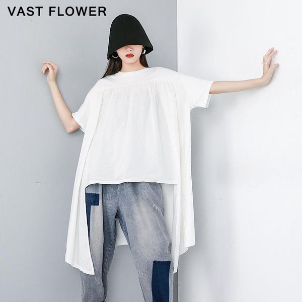 women's t-shirt irregular patchwork white women o neck half sleeve loose casual personality t shirt femme fashion clothes summer 2021
women's t-shirt irregular patchwork white women o neck half sleeve loose casual personality t shirt femme fashion clothes summer 2021