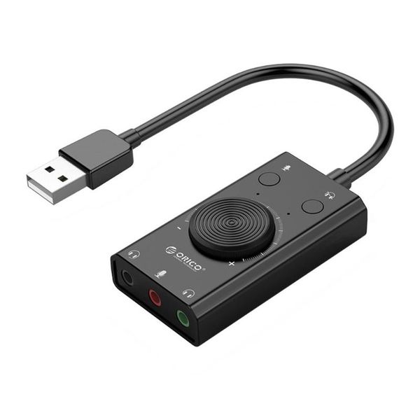 sound cards orico portable usb external card microphone earphone two-in-one with 3-port output volume adjustable for windows/mac/linux
sound cards orico portable usb external card microphone earphone two-in-one with 3-port output volume adjustable for windows/mac/linux