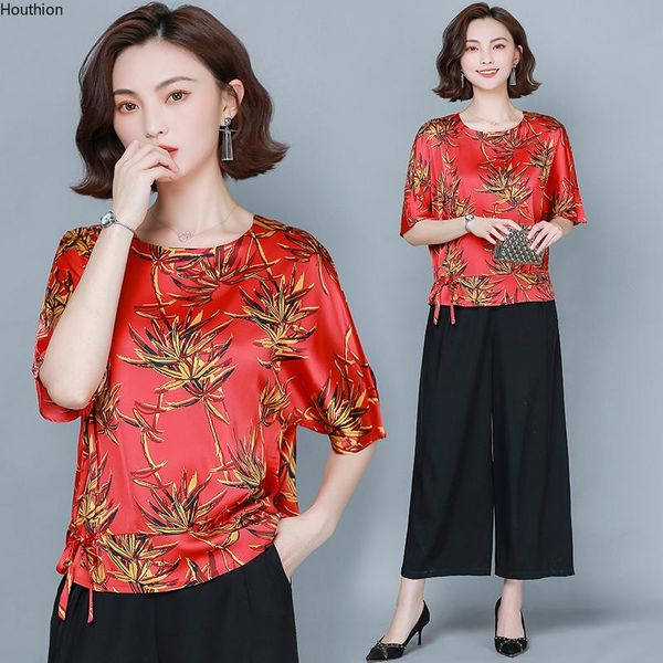 women's blouses & shirts blouse printed short sleeve o-neck fashion casual shirt summer korean houthion silk, White
women's blouses & shirts blouse printed short sleeve o-neck fashion casual shirt summer korean houthion silk, White