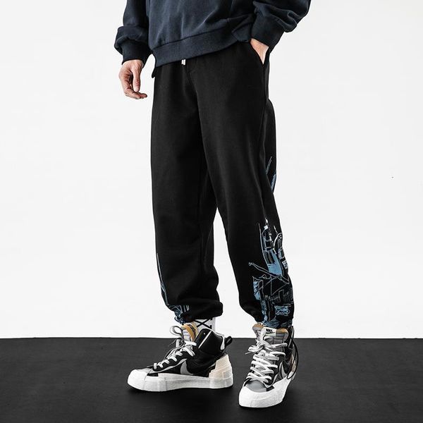 men's pants fashion streetwear casual men loose fit printed designer wide leg trousers hip hop joggers sweatpants hombre p9bv, Black
men's pants fashion streetwear casual men loose fit printed designer wide leg trousers hip hop joggers sweatpants hombre p9bv, Black