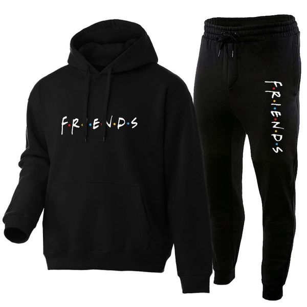 men's hoodies.. friends hoodie sports autumn winter plush loose sweater men's leisure suit, Black
men's hoodies.. friends hoodie sports autumn winter plush loose sweater men's leisure suit, Black