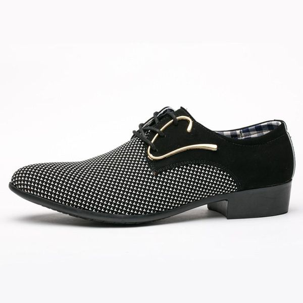 business dress shoes men's leather fashion men casual all-match lazy wedding groom, Black
business dress shoes men's leather fashion men casual all-match lazy wedding groom, Black