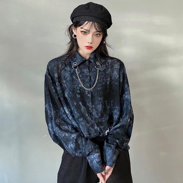 women's blouses & shirts spring fall loose turn-down collar blouse bf harajuku blusas hip hop oversize women clothes korean fash, White
women's blouses & shirts spring fall loose turn-down collar blouse bf harajuku blusas hip hop oversize women clothes korean fash, White