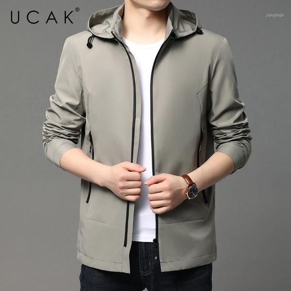 men's jackets ucak brand classic hooded men clothes 2021 streetwear solid color zipper coat windbreaker bomber jacket u8219, Black;brown
men's jackets ucak brand classic hooded men clothes 2021 streetwear solid color zipper coat windbreaker bomber jacket u8219, Black;brown