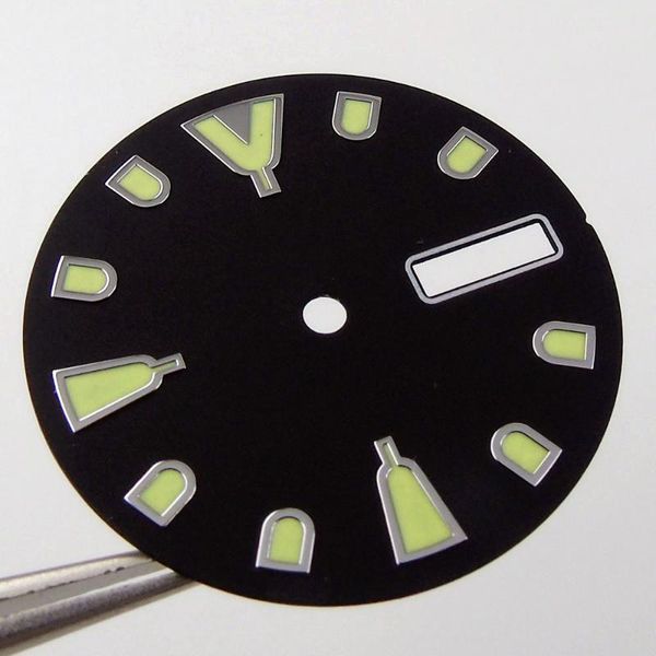repair tools & kits 29mm steel green luminous marks sunburst black watch dial face fit nh36a double date window
repair tools & kits 29mm steel green luminous marks sunburst black watch dial face fit nh36a double date window