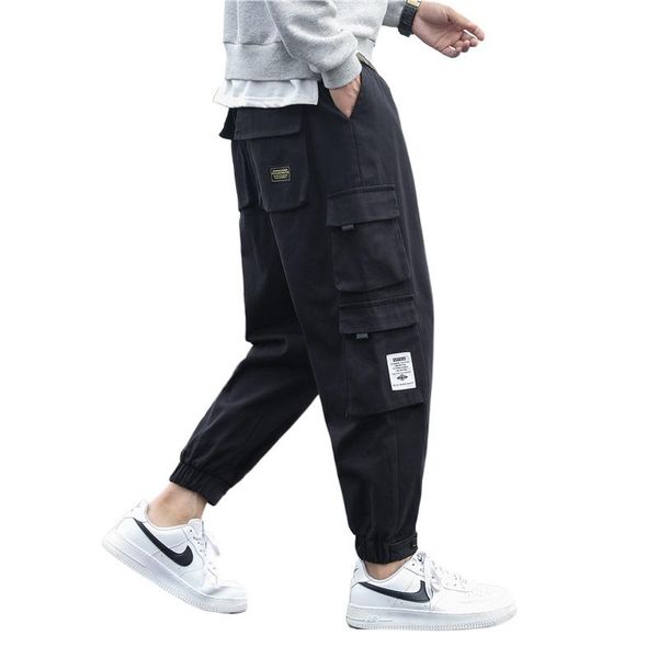 spring/summer cargo pants men's footwear overalls trend multi-color loose multi-pocket nine-point sports, Black
spring/summer cargo pants men's footwear overalls trend multi-color loose multi-pocket nine-point sports, Black