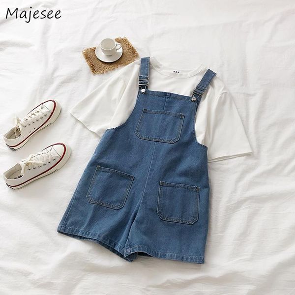 women's jumpsuits & rompers rompers women denim vintage solid simple student harajuku all-match summer girl fashion korean style, Black;white
women's jumpsuits & rompers rompers women denim vintage solid simple student harajuku all-match summer girl fashion korean style, Black;white