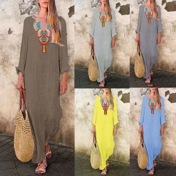 casual dresses fashion women v neck long sleeves sundress vintage summer printed shirt dress patchwork kaftan roupas femininas 2021 #t2q, Black;gray
casual dresses fashion women v neck long sleeves sundress vintage summer printed shirt dress patchwork kaftan roupas femininas 2021 #t2q, Black;gray