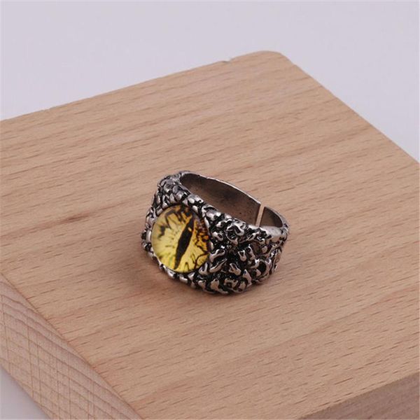 cluster rings domineering redro demon eye ring for men women punk hip hop men's adjustable opening accessories party jewelry gift, Golden;silver
cluster rings domineering redro demon eye ring for men women punk hip hop men's adjustable opening accessories party jewelry gift, Golden;silver