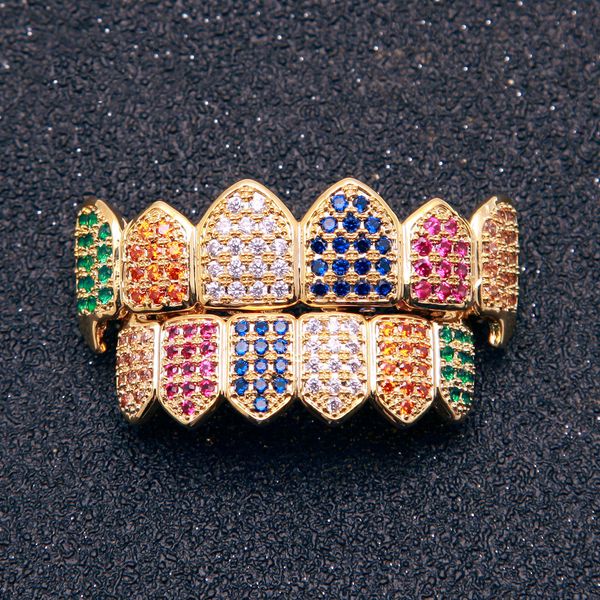 hip hop colourful teeth grills bottom iced out bling grillz dental shiny mouth teeth caps party vampire tooth rock jewelry, Black
hip hop colourful teeth grills bottom iced out bling grillz dental shiny mouth teeth caps party vampire tooth rock jewelry, Black