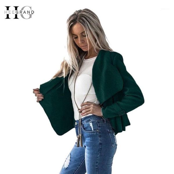 women's jackets hee grand women coat autumn wool cardigan open stitch turn-down collar jacket solid outwear black gray 2xl wwj927, Black;brown
women's jackets hee grand women coat autumn wool cardigan open stitch turn-down collar jacket solid outwear black gray 2xl wwj927, Black;brown