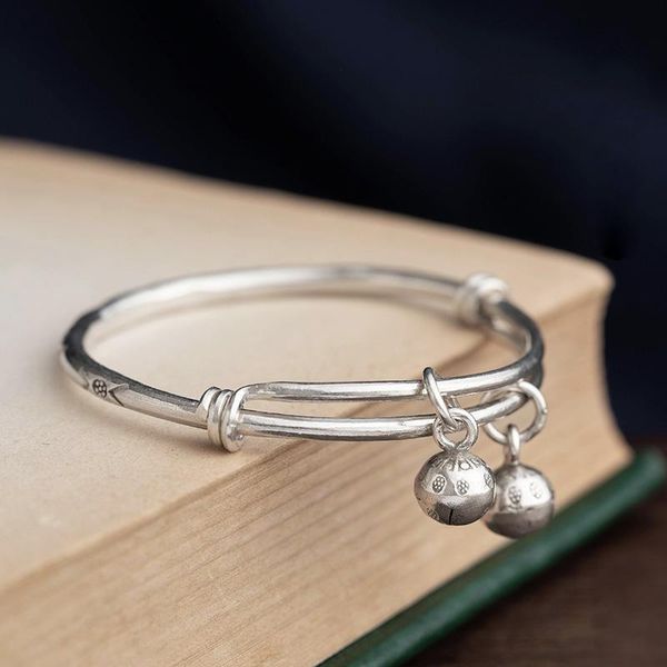 bangle original silver colour design retro style handmade men and women bracelet small bells evil hand jewelry accessories, Black
bangle original silver colour design retro style handmade men and women bracelet small bells evil hand jewelry accessories, Black