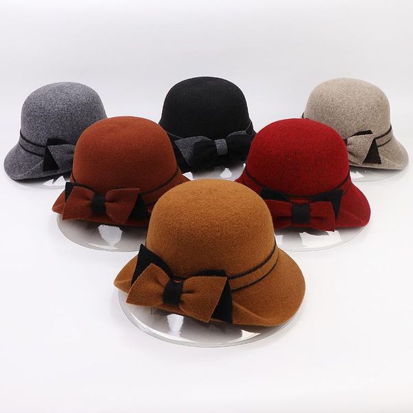 stingy brim hats sparsil winter100%wool bucket hat women solid long eaves fedoras bow-knot panama adjustable warm woolen basin beanies caps, Blue;gray
stingy brim hats sparsil winter100%wool bucket hat women solid long eaves fedoras bow-knot panama adjustable warm woolen basin beanies caps, Blue;gray