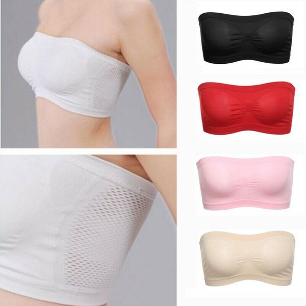 bustiers & corsets 2021 summer womens padded seamless bandeau breathable bra ladies underwear shapewear boob crop tube top, Black;white
bustiers & corsets 2021 summer womens padded seamless bandeau breathable bra ladies underwear shapewear boob crop tube top, Black;white