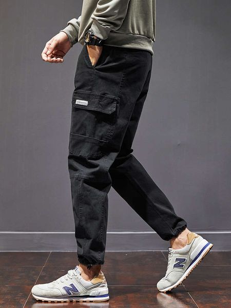 men's jeans black legged casual loose large fat pants trendy multi pocket elastic overalls vcn4, Blue
men's jeans black legged casual loose large fat pants trendy multi pocket elastic overalls vcn4, Blue