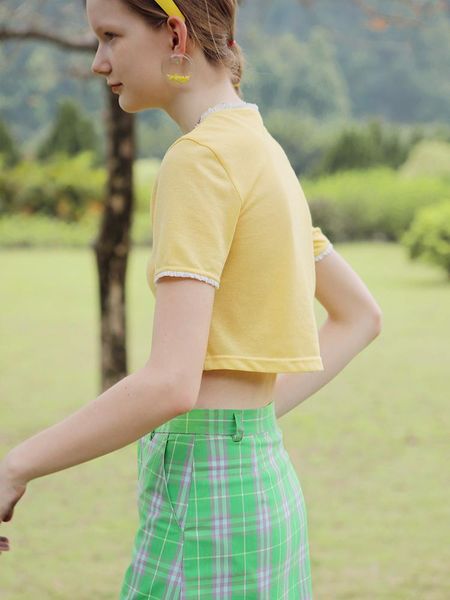 mintcheese independent design amusement park american retro girl letter print short yellow t-shirt women's blouses & shirts, White
mintcheese independent design amusement park american retro girl letter print short yellow t-shirt women's blouses & shirts, White