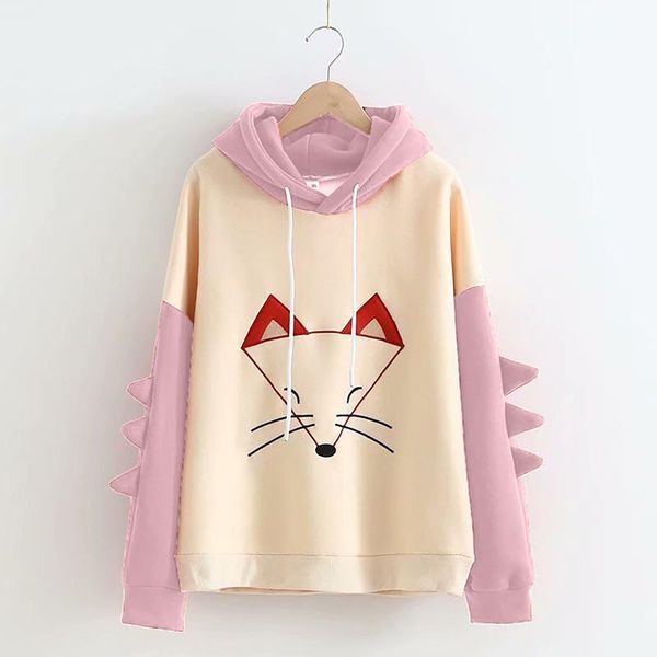 women's hoodies & sweatshirts harajuku cartoon women animals printing funny pullover sweatshirt multicolor pullovers kids casual long s, Black
women's hoodies & sweatshirts harajuku cartoon women animals printing funny pullover sweatshirt multicolor pullovers kids casual long s, Black