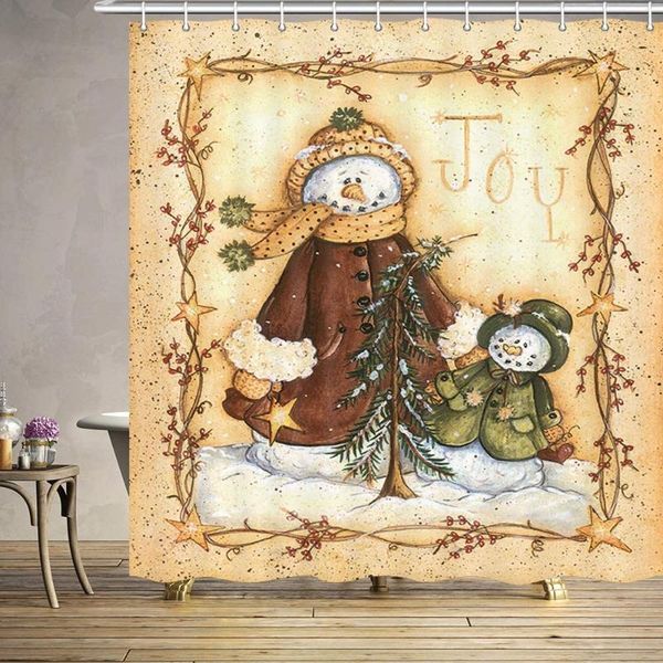 shower curtains vintage winter snowman christmas polyester fabric curtain, bathroom decor
shower curtains vintage winter snowman christmas polyester fabric curtain, bathroom decor