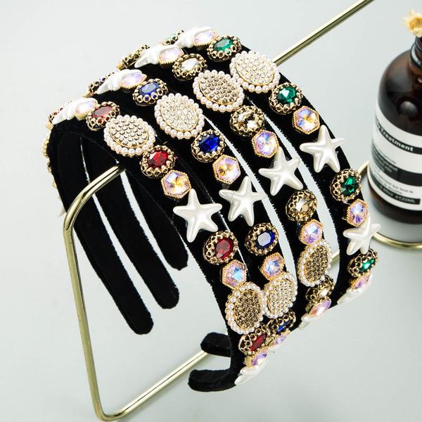 baroque pearl headbands for women bride hair accessories elegant hair hoop bezel headwear wedding crystal hairband, Silver
baroque pearl headbands for women bride hair accessories elegant hair hoop bezel headwear wedding crystal hairband, Silver