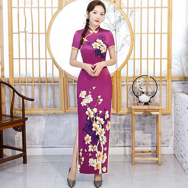 oversize 5xl elegant orientale women printed mandarin collar qipao chinese handmade button satin cheongsam, Red
oversize 5xl elegant orientale women printed mandarin collar qipao chinese handmade button satin cheongsam, Red