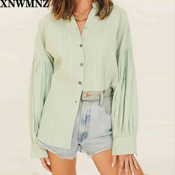 za 100% cotton shirt green blouse spring autumn blouses shirts women long sleeve casual office lady casual blusas 210510, White
za 100% cotton shirt green blouse spring autumn blouses shirts women long sleeve casual office lady casual blusas 210510, White