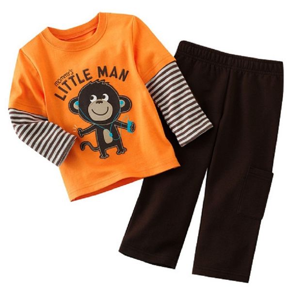 monkey baby boys sweatshirts trouser suits children clothes sets boys tracksuit sport suit long sleeve t-shirts trouser cotton 210413, White
monkey baby boys sweatshirts trouser suits children clothes sets boys tracksuit sport suit long sleeve t-shirts trouser cotton 210413, White