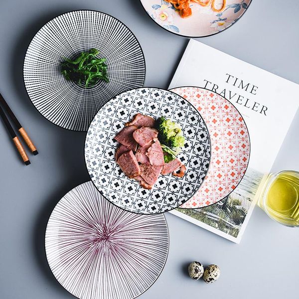 dishes & plates plate 8inch japanese-style ceramic tableware shallow dish creative ins western steak breakfast restaurant dinner
dishes & plates plate 8inch japanese-style ceramic tableware shallow dish creative ins western steak breakfast restaurant dinner