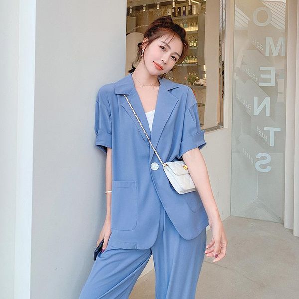 tianluo net red fried street suit women's 2021 summer wear professional blazer coat temperament fashionable two piece s tracksuits, Gray
tianluo net red fried street suit women's 2021 summer wear professional blazer coat temperament fashionable two piece s tracksuits, Gray