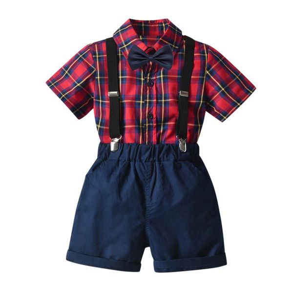 clothing sets british style bow tie plaid print shirt +suspenders shorts for baby boys gentleman outfits party clothes casual summer set mar, White
clothing sets british style bow tie plaid print shirt +suspenders shorts for baby boys gentleman outfits party clothes casual summer set mar, White