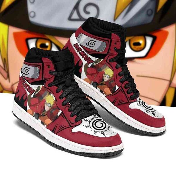 sage mode sho costume boots anime sneakers, Black