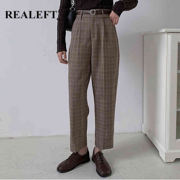 autumn winter vintage plaid pants korean style office ladies retro women's trousers suit female spa013 210428, Black;white
autumn winter vintage plaid pants korean style office ladies retro women's trousers suit female spa013 210428, Black;white