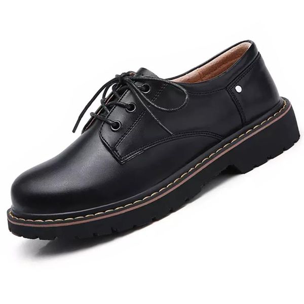 boots classic female leather lace up shoes women autumn fashion round toe retro british style, Black
boots classic female leather lace up shoes women autumn fashion round toe retro british style, Black