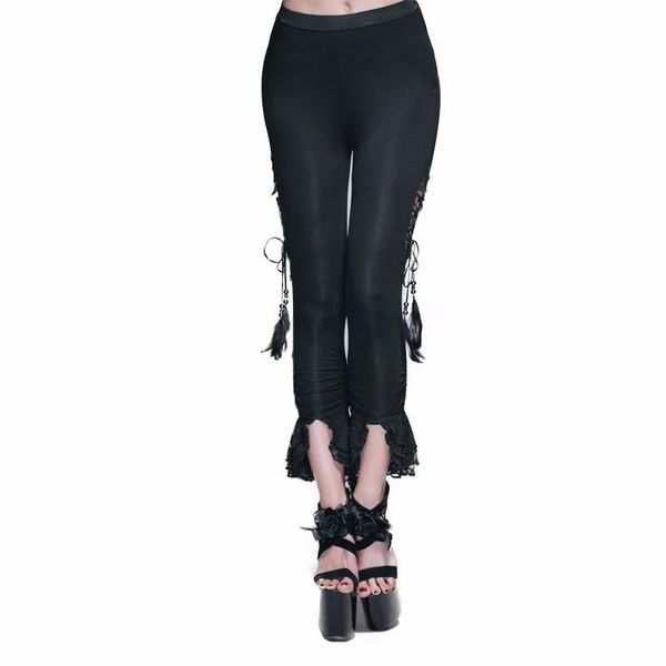 women's pants & capris devil fashion gothic high waist lace personaity hip hop dance tight long pats, Black;white
women's pants & capris devil fashion gothic high waist lace personaity hip hop dance tight long pats, Black;white